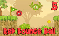 Red Bounce Ball 5